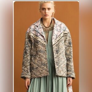 Alix of Bohemia Sloane Frost Belted Jacket - Teale Frost